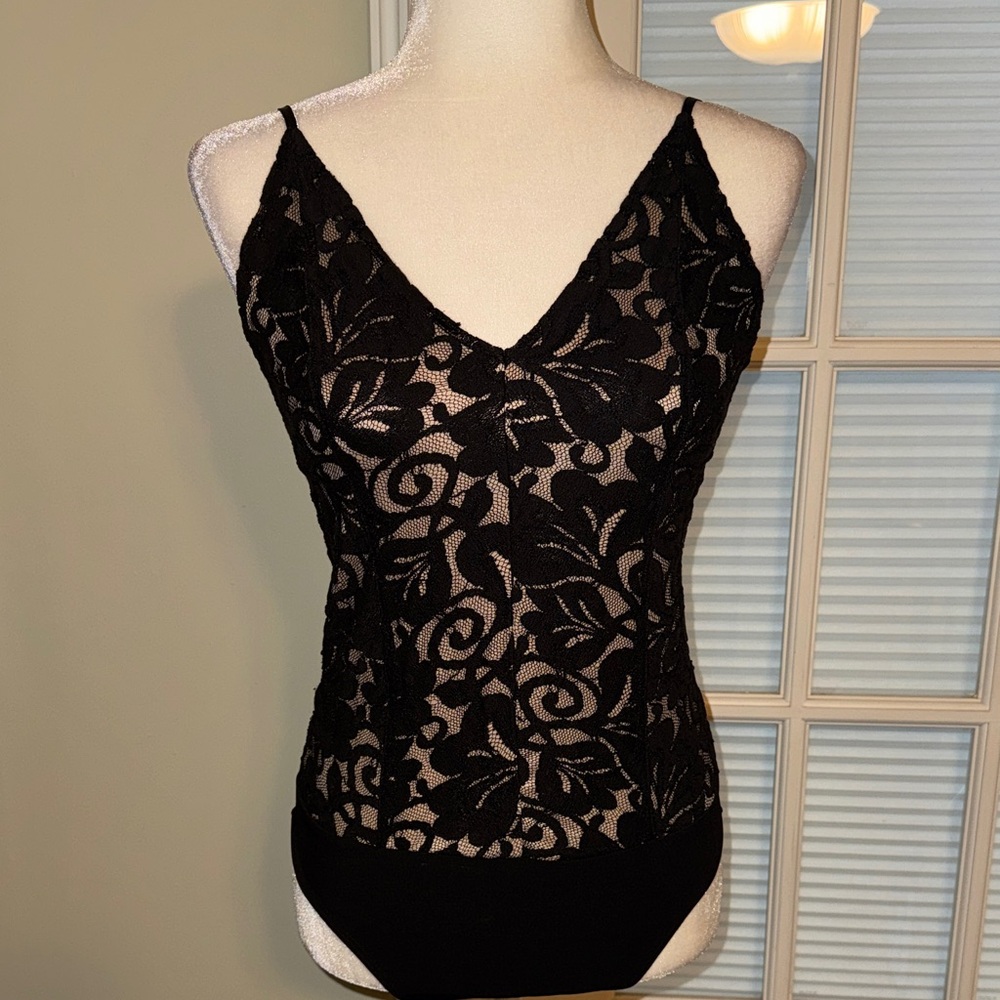 EXPRESS Black Lace Bodysuit